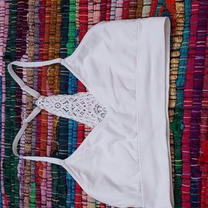 ⭐️Auden medium off white racer back bralette